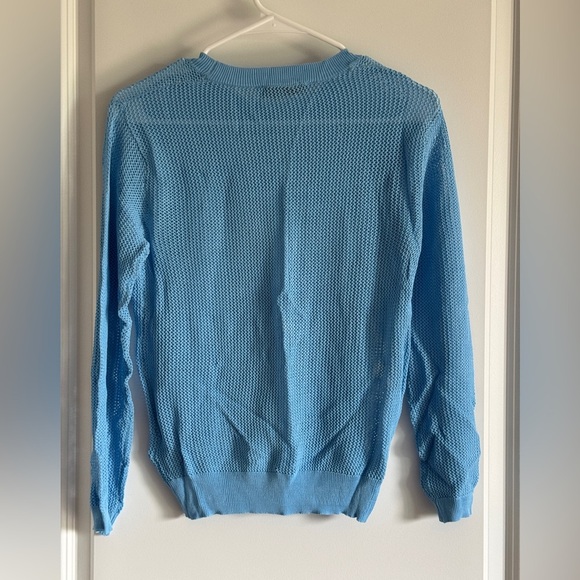 Zara Blue knit top - Picture 9 of 11